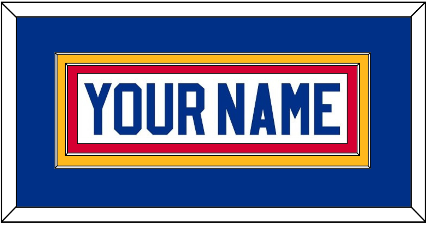St. Louis Nameplate - Home White (1987-1992) - Signature Tier 2