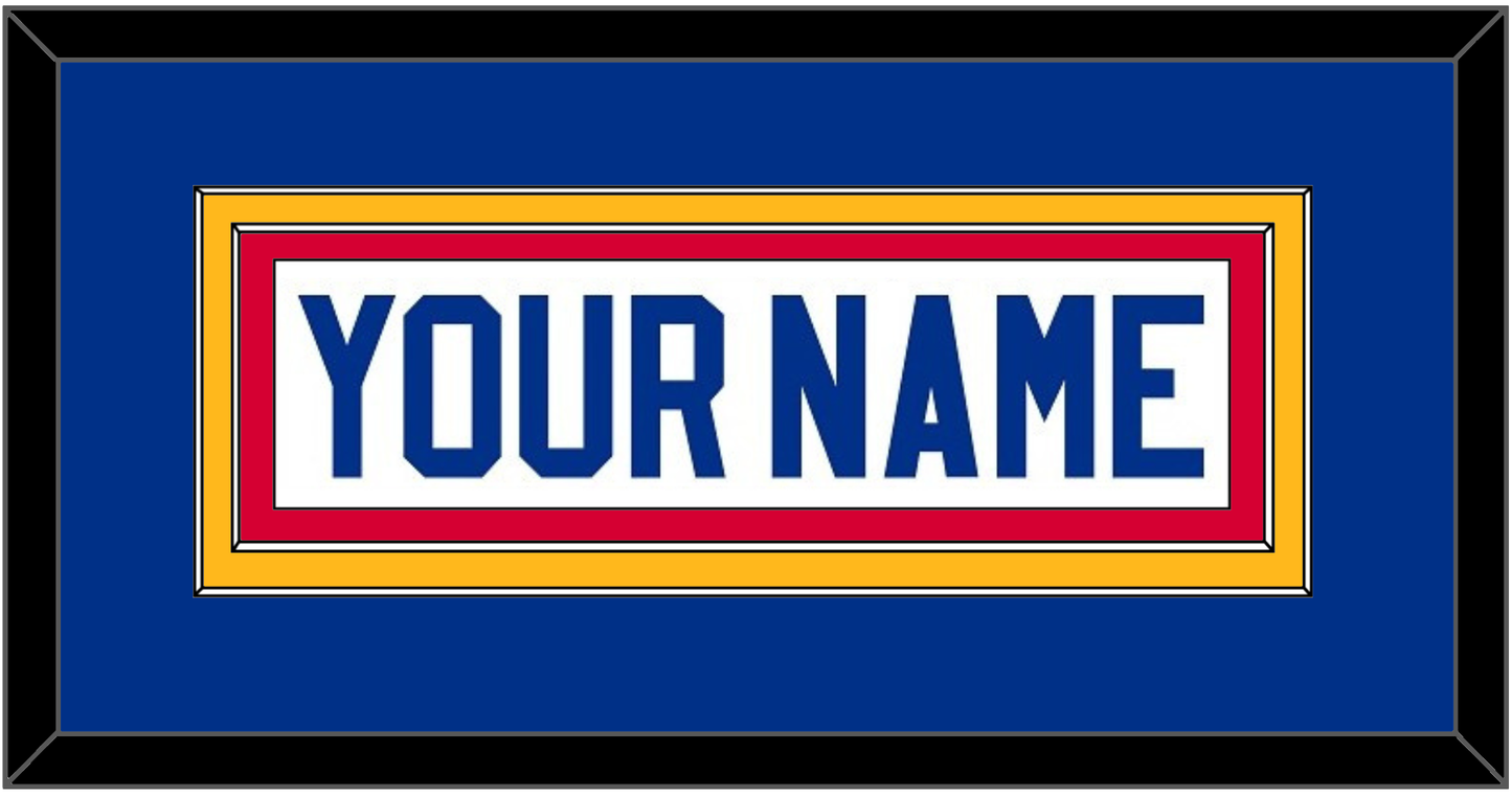 St. Louis Nameplate - Home White (1987-1992) - Signature Tier 2