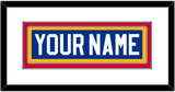 St. Louis Nameplate - Road Blue (1987-1992) - Double Mat 1