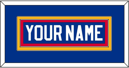 St. Louis Nameplate - Road Blue (1987-1992) - Signature Tier 2