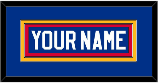 St. Louis Nameplate - Road Blue (1987-1992) - Signature Tier 2
