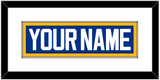 St. Louis Nameplate - Road Blue (1985-1987) - Single Mat 1