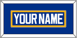 St. Louis Nameplate - Road Blue (1985-1987) - Single Mat 2