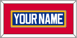 St. Louis Nameplate - Road Blue (1985-1987) - Single Mat 3