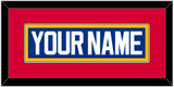 St. Louis Nameplate - Road Blue (1985-1987) - Single Mat 3