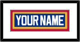 St. Louis Nameplate - Road Blue (1985-1987) - Double Mat 1