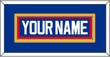St. Louis Nameplate - Road Blue (1985-1987) - Double Mat 2