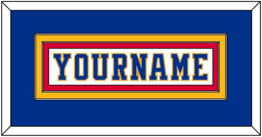St. Louis Nameplate - Home White (1984-1985) - Signature Tier 2