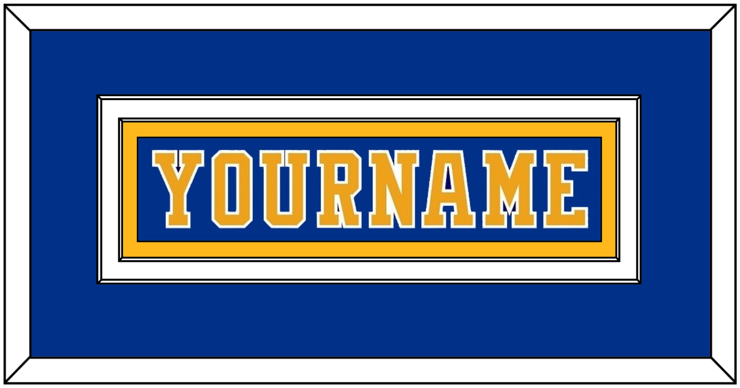St. Louis Nameplate - Road Blue (1984-1985) - Signature Tier 2