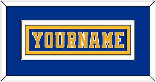 St. Louis Nameplate - Road Blue (1984-1985) - Signature Tier 2