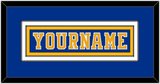 St. Louis Nameplate - Road Blue (1984-1985) - Double Mat 2