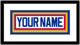 St. Louis Nameplate - Home White (1987-1992) - Triple Mat 1