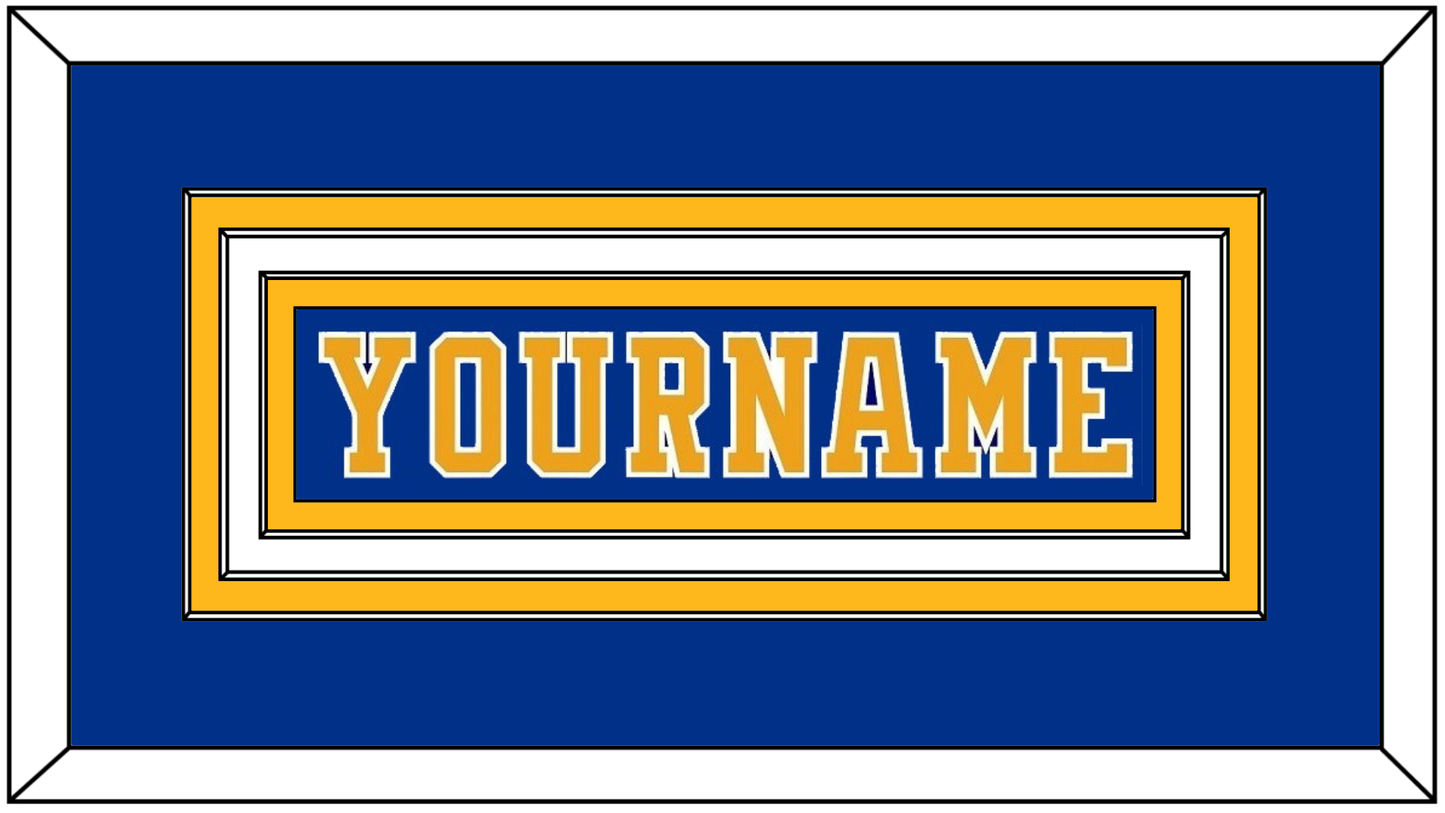St. Louis Nameplate - Road Blue (1984-1985) - Premier Tier 1