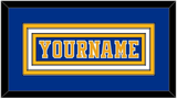 St. Louis Nameplate - Road Blue (1974-1984) - Triple Mat 1
