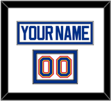 St. Louis Nameplate & Number (Shoulder) - Home White (1987-1992) - Double Mat 1
