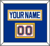 St. Louis Nameplate & Number (Shoulder) - Home White (1987-1992) - Double Mat 2