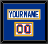 St. Louis Nameplate & Number (Shoulder) - Home White (1987-1992) - Double Mat 2