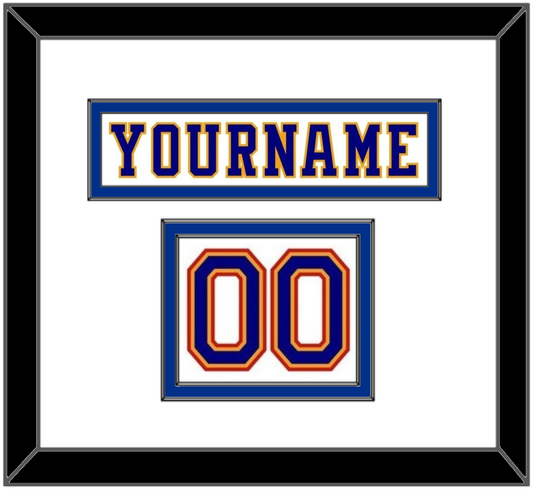 St. Louis Nameplate & Number (Shoulder) - Home White (1984-1985) - Signature Tier 1
