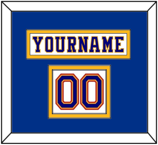 St. Louis Nameplate & Number (Shoulder) - Home White (1984-1985) - Signature Tier 2