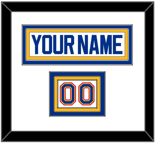 St. Louis Nameplate & Number (Shoulder) - Home White (1987-1992) - Premier Tier 1