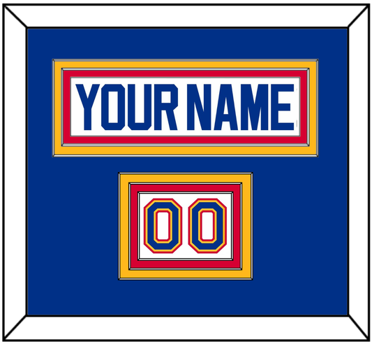 St. Louis Nameplate & Number (Shoulder) - Home White (1987-1992) - Premier Tier 2