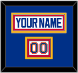 St. Louis Nameplate & Number (Shoulder) - Home White (1987-1992) - Triple Mat 2