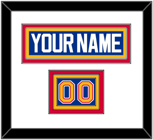St. Louis Nameplate & Number (Shoulder) - Road Blue (1987-1992) - Premier Tier 1