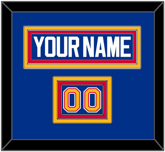 St. Louis Nameplate & Number (Shoulder) - Road Blue (1987-1992) - Premier Tier 2