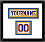 St. Louis Nameplate & Number (Shoulder) - Home White (1984-1985) - Triple Mat 1
