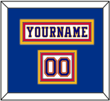 St. Louis Nameplate & Number (Shoulder) - Home White (1984-1985) - Triple Mat 2