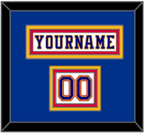 St. Louis Nameplate & Number (Shoulder) - Home White (1984-1985) - Triple Mat 2