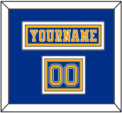 St. Louis Nameplate & Number (Shoulder) - Road Blue (1977-1984) - Premier Tier 2