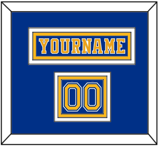 St. Louis Nameplate & Number (Shoulder) - Road Blue (1977-1984) - Premier Tier 2