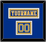 St. Louis Nameplate & Number (Shoulder) - Road Blue (1977-1984) - Triple Mat 2
