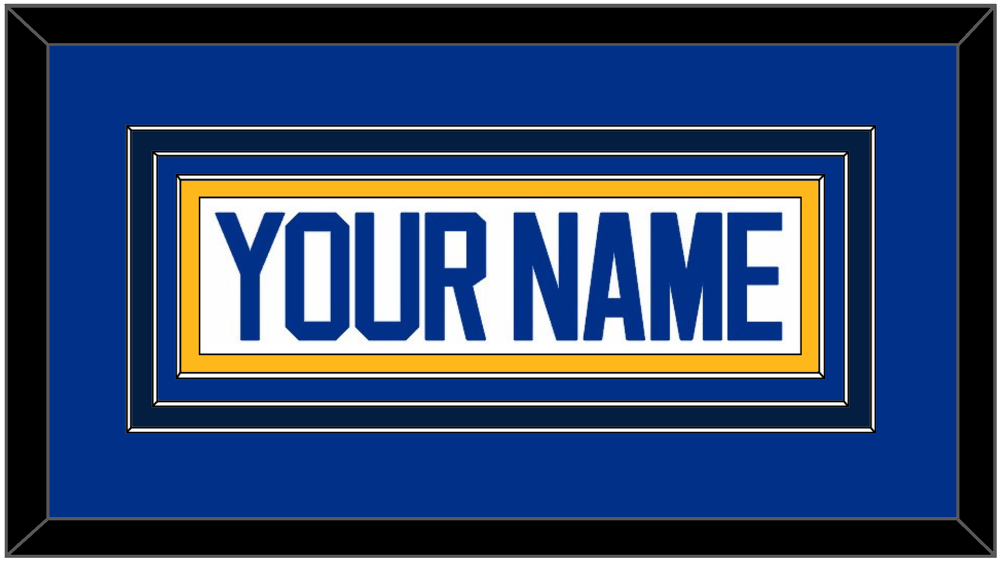 St. Louis Nameplate - Road White (2014-2017) - Premier Tier 2