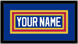St. Louis Nameplate - Road Blue (1995-1998) - Triple Mat 2