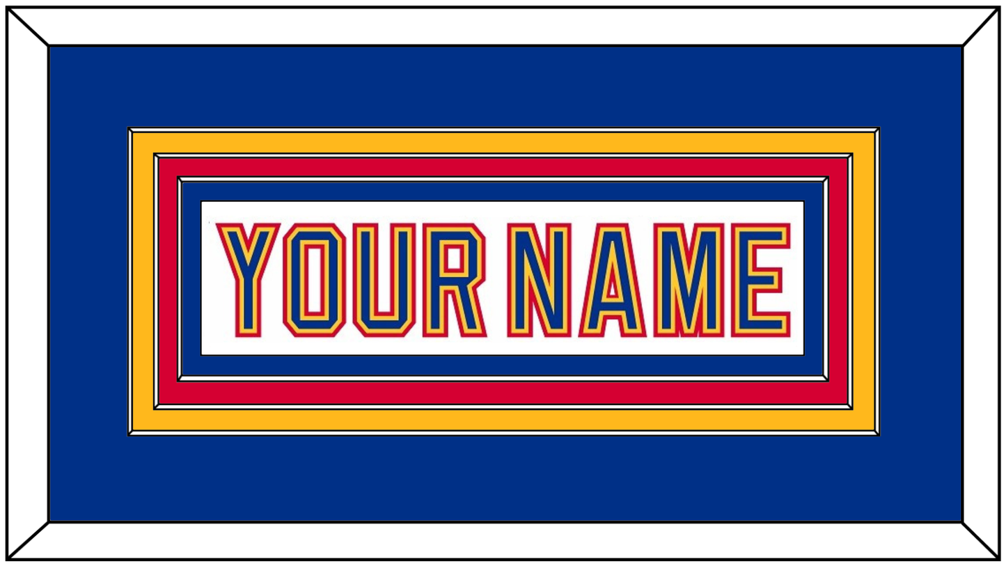 St. Louis Nameplate - Home White (1992-1995) - Premier Tier 2