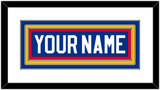 St. Louis Nameplate - Road Blue (1985-1987) - Triple Mat 1