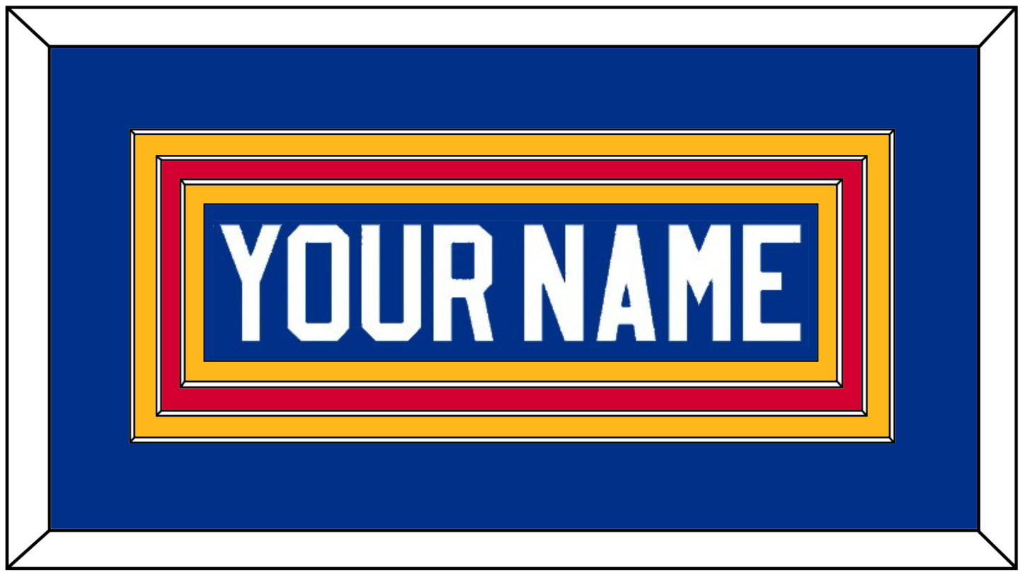 St. Louis Nameplate - Road Blue (1985-1987) - Premier Tier 2