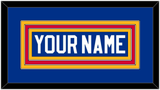 St. Louis Nameplate - Road Blue (1985-1987) - Triple Mat 2