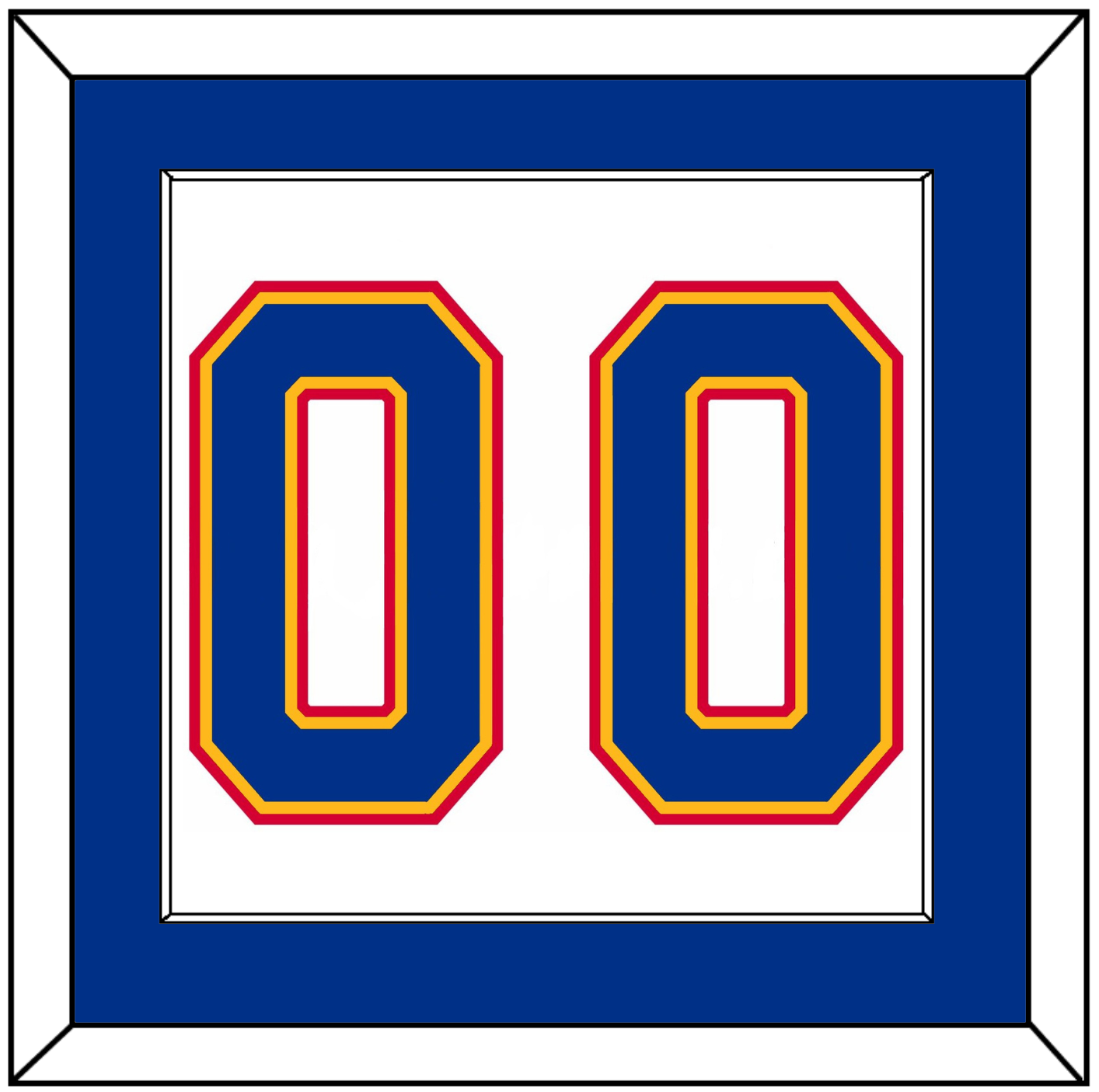 St. Louis Number (Back) - Home White (1987-1992) - Essential Tier 1