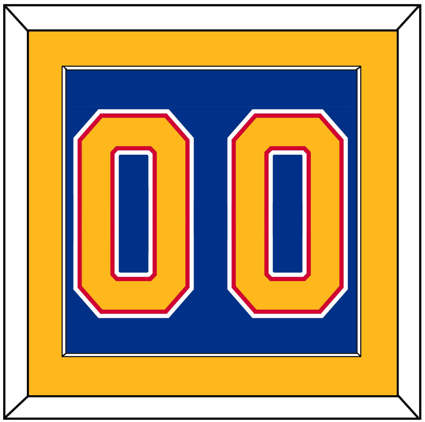 St. Louis Number (Back) - Road Blue (1987-1992) - Essential Tier 2