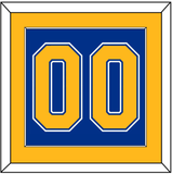 St. Louis Number (Back) - Road Blue (1967-1973) - Single Mat 2