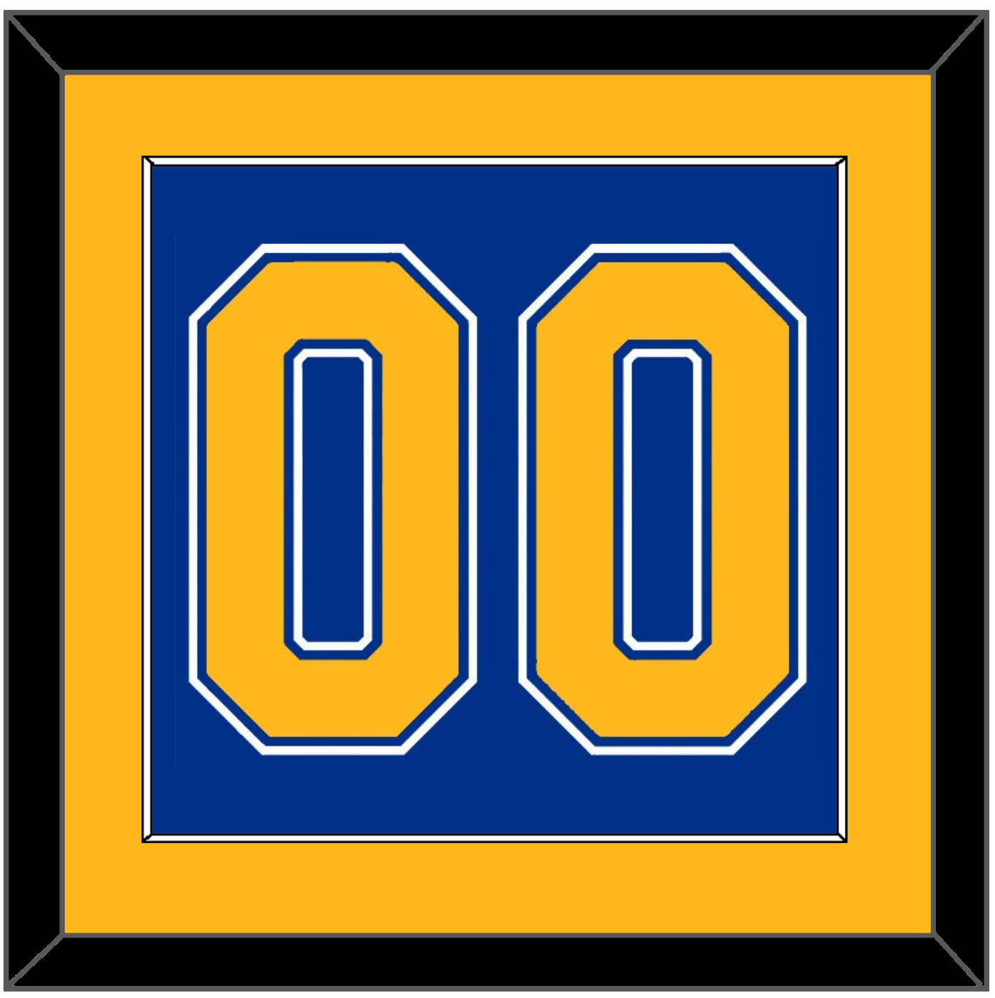 St. Louis Number (Back) - Road Blue (1967-1973) - Essential Tier 2
