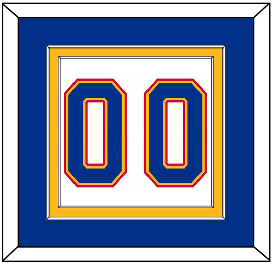 St. Louis Number (Back) - Home White (1987-1992) - Signature Tier 2