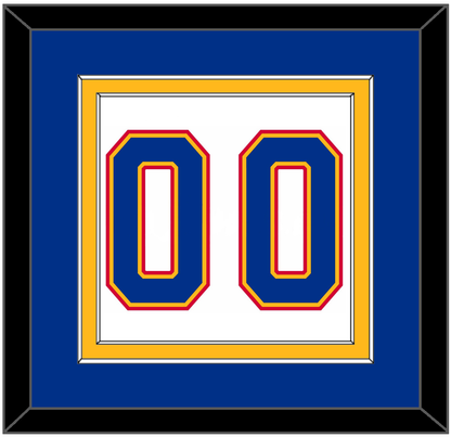 St. Louis Number (Back) - Home White (1987-1992) - Signature Tier 2