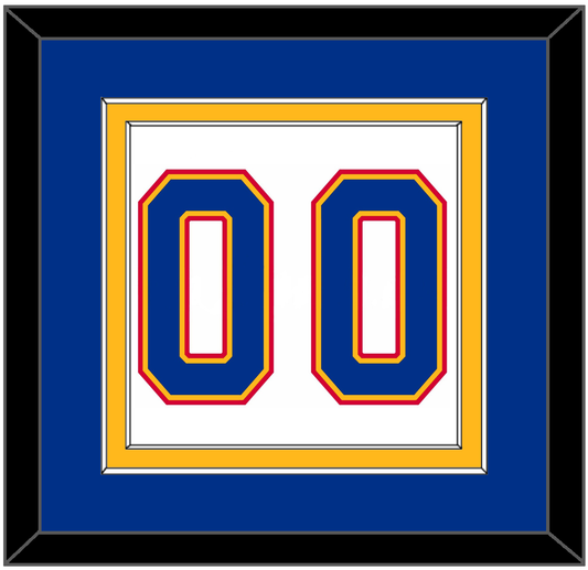 St. Louis Number (Back) - Home White (1987-1992) - Signature Tier 2