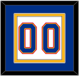 St. Louis Number (Back) - Home White (1987-1992) - Double Mat 2