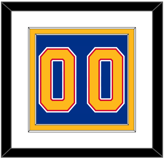St. Louis Number (Back) - Road Blue (1987-1992) - Signature Tier 1