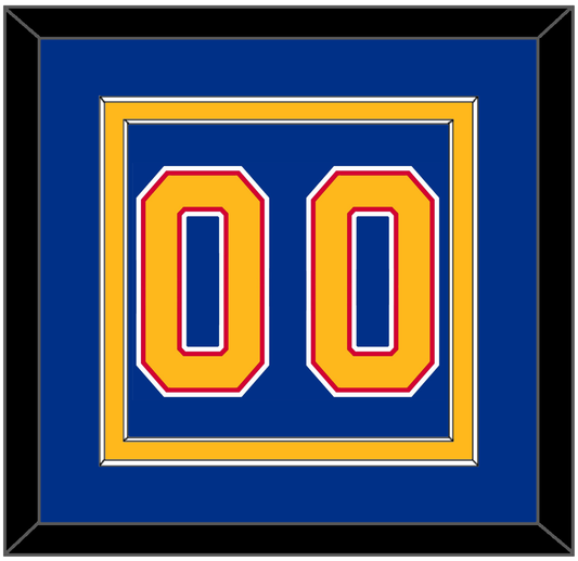 St. Louis Number (Back) - Road Blue (1987-1992) - Signature Tier 2
